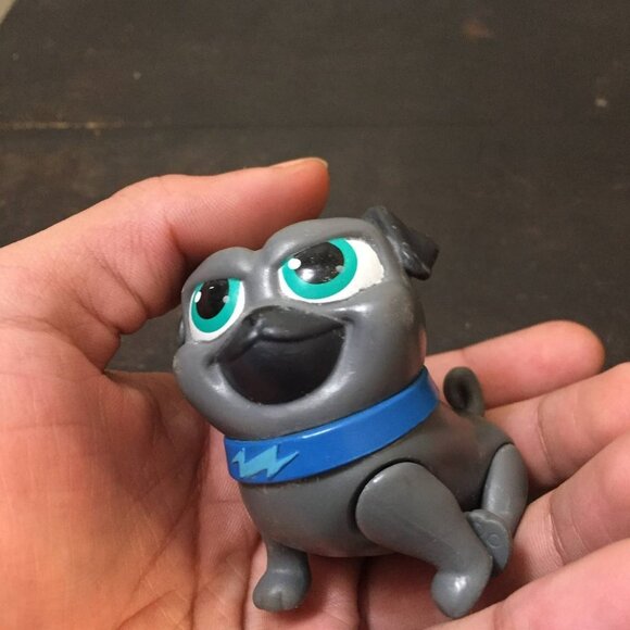 Gray Dog Action Figure Toy - Picture 2 of 5